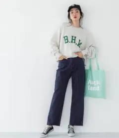 美品　coca コカ　デニム　センターシームストレッチデニム　Sのサムネイル