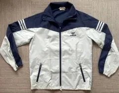 ★【希少】80s adidas デサント社製 ナイロンジャケット バイカラー