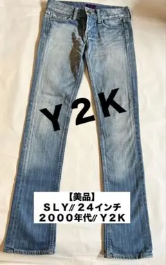 SLY（スライ） デニム24 //Ｙ２Ｋ//ブーツカット ストレート【美品】