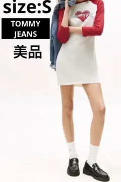 美品✨Tommy Girl ラグランTシャツワンピース