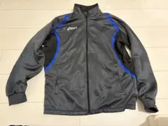 asics ジャージ 上下セット グレー/ブルー