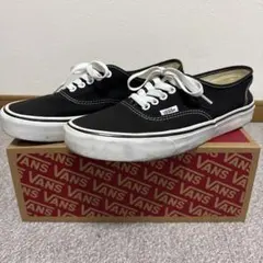 VANS AUTHENTIC ブラック ホワイト