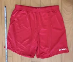 asics アシックス サッカー ハーフパンツ レッドのサムネイル