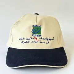 90s 企業 キャップ ロゴ刺繍 2トーン アメカジ cityboy usa