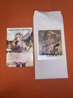 グラブル 2018 バレンタイン返礼 ジータ ポラロイド風カードセット