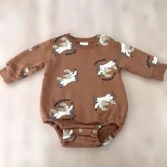 犬　スウェットロンパース