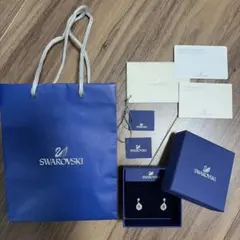 土日限定値下げ　スワロフスキー ピアス ドロップ型 未使用SWAROVSKI