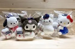 サンリオ × 侍ジャパン マスコット ぬいぐるみ 4点セット