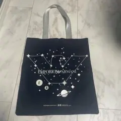 EMPORIO ARMANI バッグ　ブラック　ロゴ入り