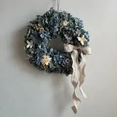 ⟡.·*.秋色紫陽花のラウンドリース゜・*:.。❁のサムネイル