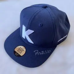 萩原京平アパレル】KH.INDUSTRY SnapBack Logo CAP青 - メルカリ