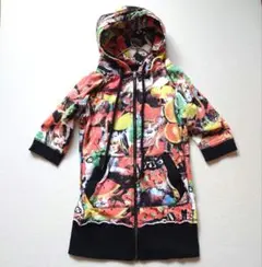 GLAD NEWS グラッドニュース　半袖パーカー　カラフル　フルーツ柄　y2kのサムネイル