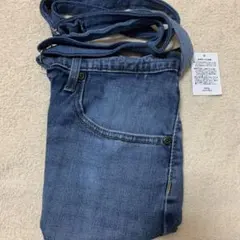 スリーコインズ　3COINS デニムモバイルポーチ　ショルダーバッグサコッシュ