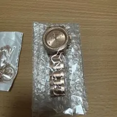 【値下げ商品】ローズゴールド ストーン付き腕時計 ジュエリーセット 新品 高級感