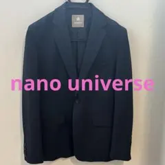 nano universe テーラードジャケット ネイビー　共布ありのサムネイル