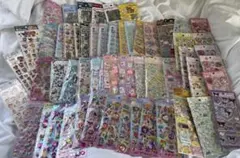 シールまとめ売り　56点　おはじき　おしり　プチドロ　ウォーター　サンリオ　他