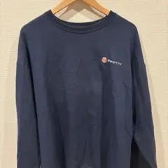 K*y様 ワンポイント　紺　アメカジ　ビンテージ　US 輸入ネイビー ロゴ入り