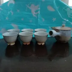 萩焼 茶器セット 急須 湯呑み 宝瓶 - メルカリ