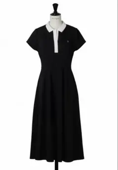 Her lip to short sleeve polo dress