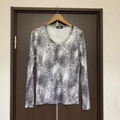 00s archive TORNADO MART レオパード カットソー S程度