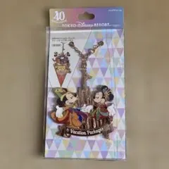 東京ディズニーリゾート　40周年　バケーションパッケージ限定　バッグチャーム
