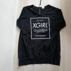 X-GIRL ロゴプリント カットソー チュニックのサムネイル