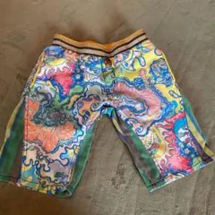 確認用　ブーフーウ♡派手派手ハーフパンツ100 金銀ワッペン