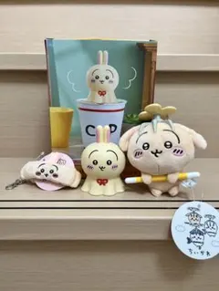 ちいかわ　うさぎセット　討伐マスコット　ぬーどるストッパー リストバンド