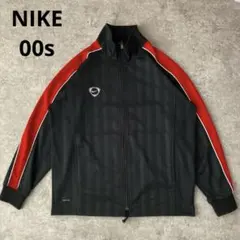 y2k 00s nike 黒 赤　状態良好　ジャージ　トラックジャケット