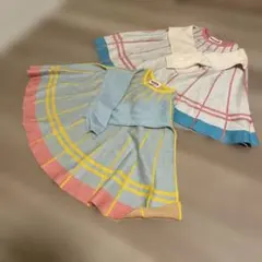 ami amie ニットワンピース 2点セット　85cmのサムネイル
