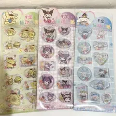 サンリオキャラクター ウォーターシール⟡ 3点セット 6点セット︎☺︎