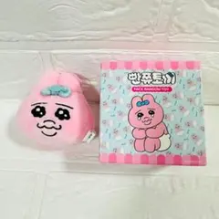 韓国限定　おぱんちゅうさぎ　フェイストイ　マスコット