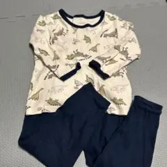 恐竜柄 コットンパジャマセット 100cm