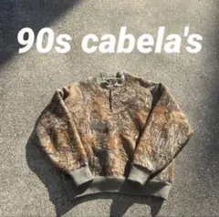 80s cabela's】ジップパーカー ボア リアルツリー usa製 短丈 - メルカリ