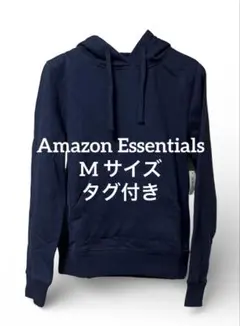 【タグ付】Amazon Essentials プルオーバーパーカー ネイビーM
