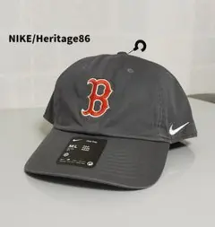 【NIKE】ボストン・レッドソックス　ヘリテージ86　グレー＆レッドロゴ
