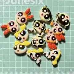 ネイルパーツ デコ パワーパフガールズ PPG アメキャラ キャラクター
