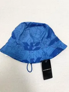 【新品】EMPORIO ARMANI バケットハット ブルーのサムネイル