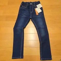 【新品タグ付き】branshes ブランシェス スキニーパンツ デニム あったか