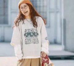 ニコアンドメイクスタッフ26しも.家族でシェアプルオーバーセットグレー新品