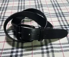 BURBERRY ブラックレザーベルト