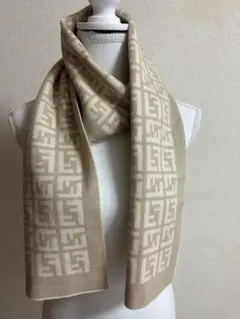 美品 FENDI フェンディ ズッカ柄 マフラー ストール クリーニング済