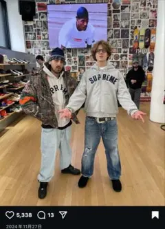 Mサイズ　Supreme アーチロゴ 裏サーマル zip hoodie 2009