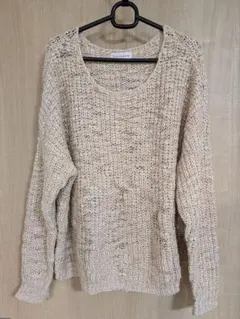 Sorridere ソリデル ニット size M Sorridere ソリデル しまむら 長袖パールニット ブラック Mサイズ