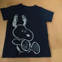 UNIQLO KAWS & PEANUTS コラボ Tシャツ ネイビー