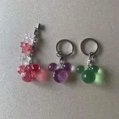 ミッキー ストラップ 3個セット