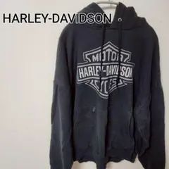z225 【HARLEY-DAVIDSON 】パーカー ブラック