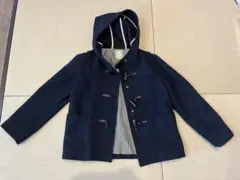 BEAMS ネイビー フード付きダッフルコート