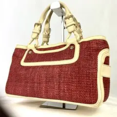 CELINE ブギーバッグ バギー ラフィア 赤 トリオンフ y2k