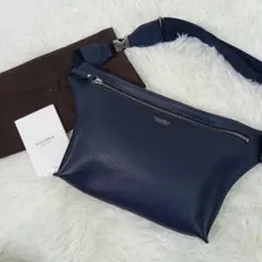 美品✨ダニエル&ボブ OTTI ALCE SUEDE ショルダーバッグ ネイビー